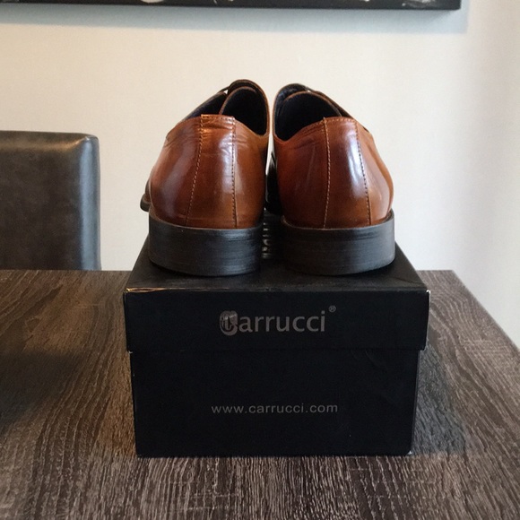 Carrucci brogue Oxford dress shoes - Picture 6 of 8
